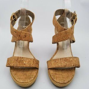 Dana Buchman Womens Sandals Heeled Wedge Sz US 9 M
